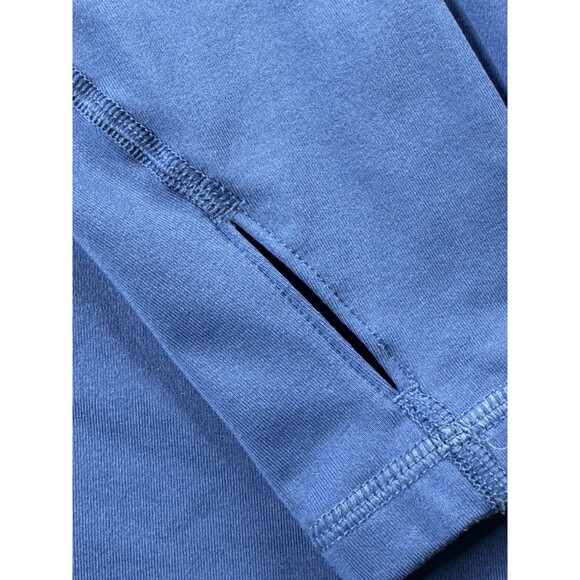 Nike Pro Sweatshirt  Running Yoga Pullover 1/2 Zip Mock Neck Blue XL Activewear - Picture 5 of 11
